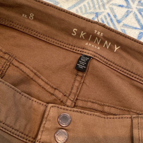 WHBM Brown The Skinny Ankle Pants - Picture 6 of 6